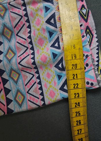 Renkli Desenli Kız Tayt - Görsel 10