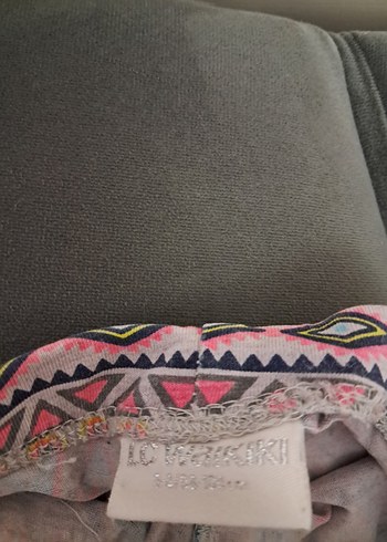 Renkli Desenli Kız Tayt - Görsel 4