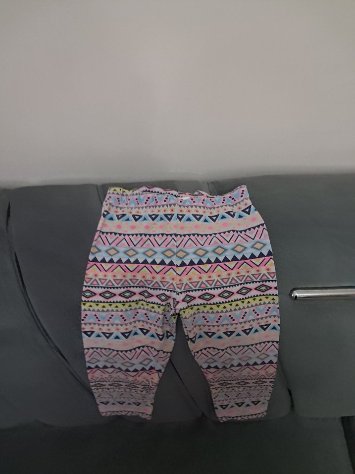 Renkli Desenli Kız Tayt - Görsel 2