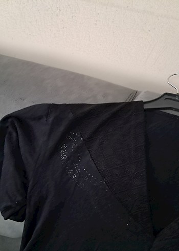 Siyah Midi Kadın Gevşek Kesim Giy-Çık - Görsel 13