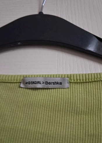 Kadın Yeşil Uzun Kollu Crop Top - Görsel 5