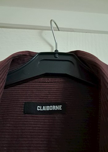 Bordo Oversize Keten Erkek Gömlek - Görsel 5