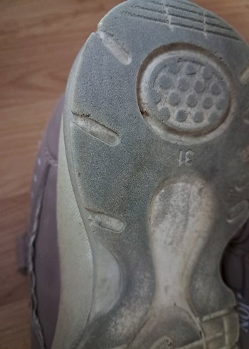 Kız Çocuk Gri Sneakers Velcro Bantlı - Görsel 10