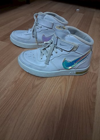 Beyaz Bağcıklı Kız Çocuk Spor Ayakkabı - Görsel 12