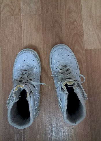 Beyaz Bağcıklı Kız Çocuk Spor Ayakkabı - Görsel 6