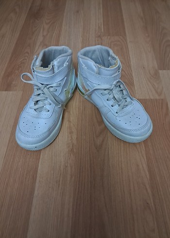 Beyaz Bağcıklı Kız Çocuk Spor Ayakkabı - Görsel 10