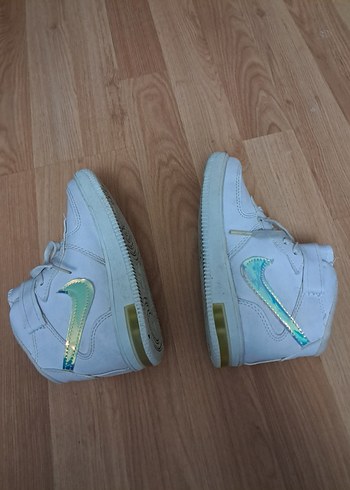 Beyaz Bağcıklı Kız Çocuk Spor Ayakkabı - Görsel 4