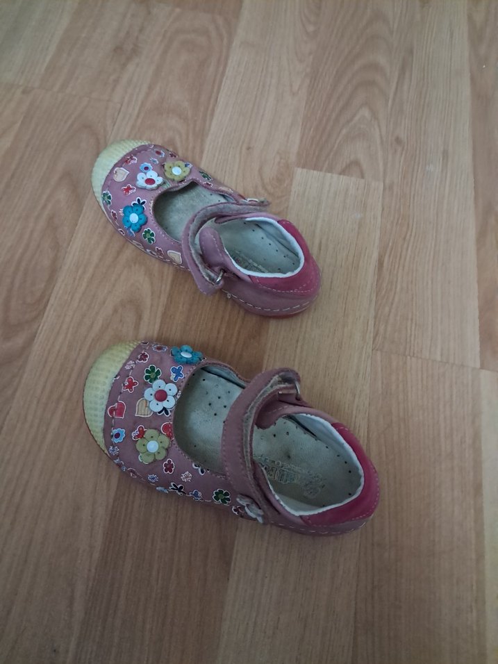 Çiçek Desenli Kız Bebek İlk Adım Ayakkabısı - Görsel 2