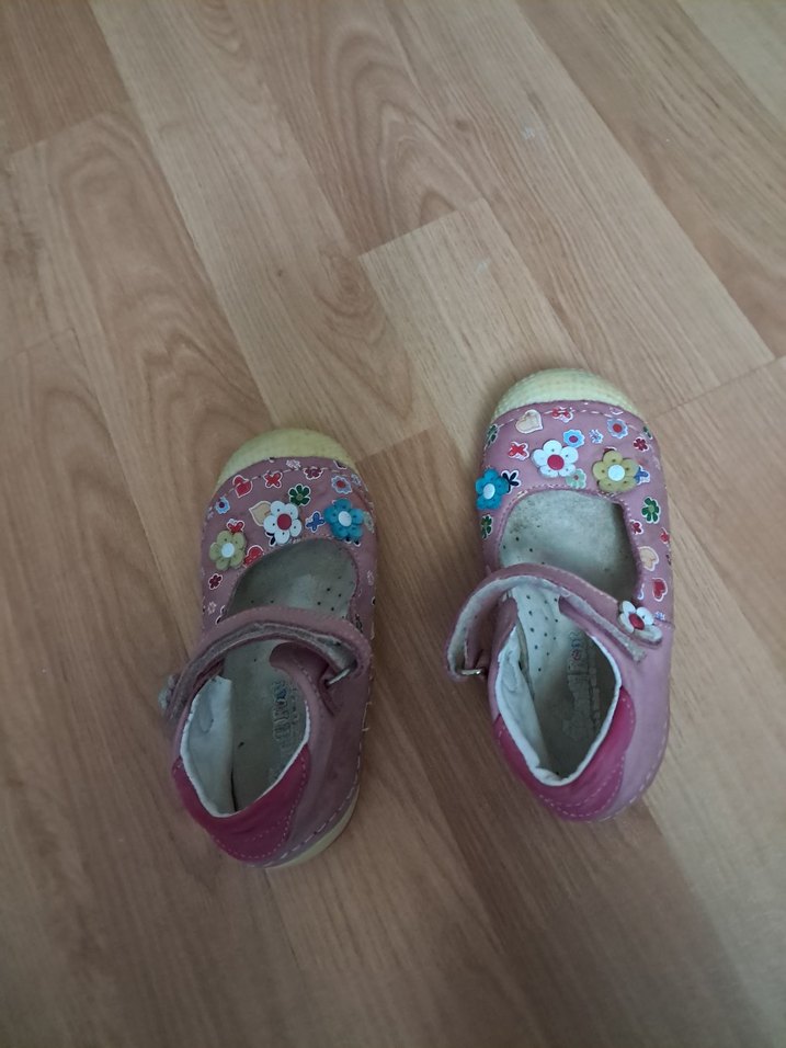 Çiçek Desenli Kız Bebek İlk Adım Ayakkabısı - Görsel 3