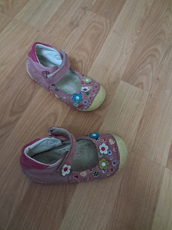Çiçek Desenli Kız Bebek İlk Adım Ayakkabısı - Görsel 4