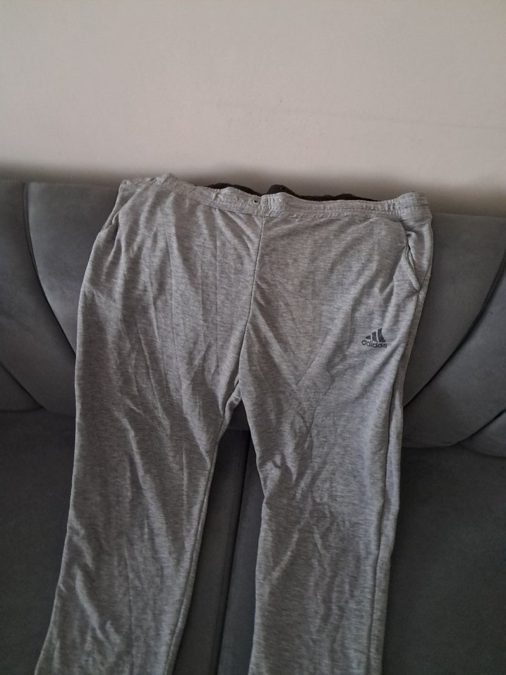 Gri erkek  Keten Eşofman Altı - Görsel 3