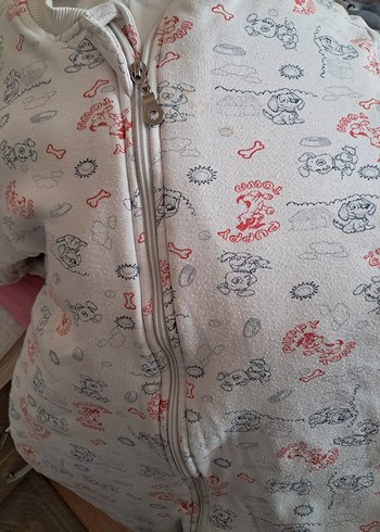 Beyaz  Fermuarlı Bebek Kız Tulumu - Görsel 10