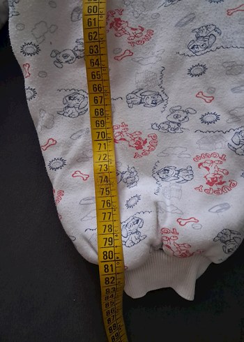 Beyaz  Fermuarlı Bebek Kız Tulumu - Görsel 4