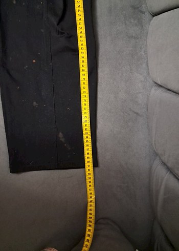 Siyah Rahat Kesim Kadın  Pantolonu - Görsel 8