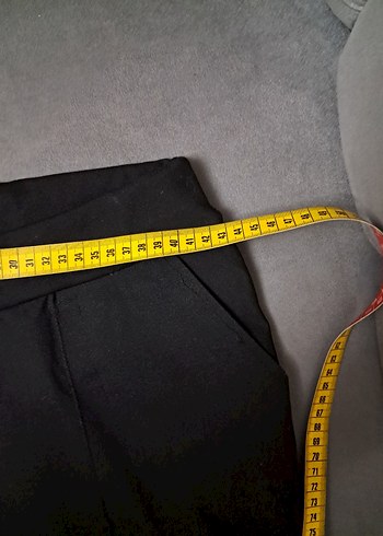 Siyah Rahat Kesim Kadın  Pantolonu - Görsel 10