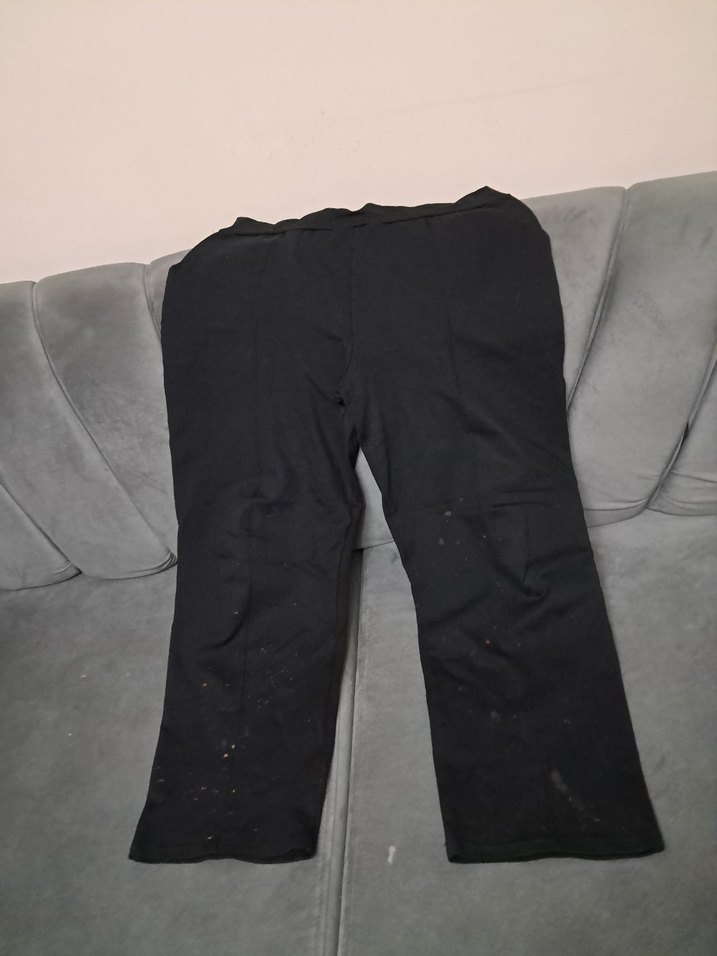 Siyah Rahat Kesim Kadın  Pantolonu - Görsel 3