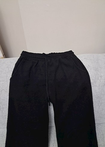 Kadın Siyah Rahat Kesim Sweatpant - Görsel 2