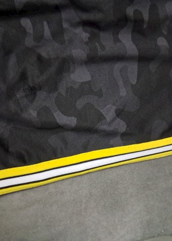 kadın  Kamuflaj Desenli Sarı Şeritli Pantolon - Görsel 10