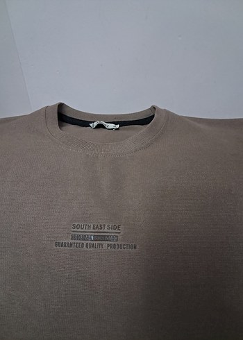 Bej Kısa Kollu Erkek Tişört - Görsel 12