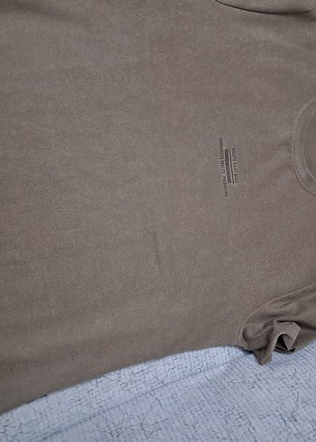 Bej Kısa Kollu Erkek Tişört - Görsel 9