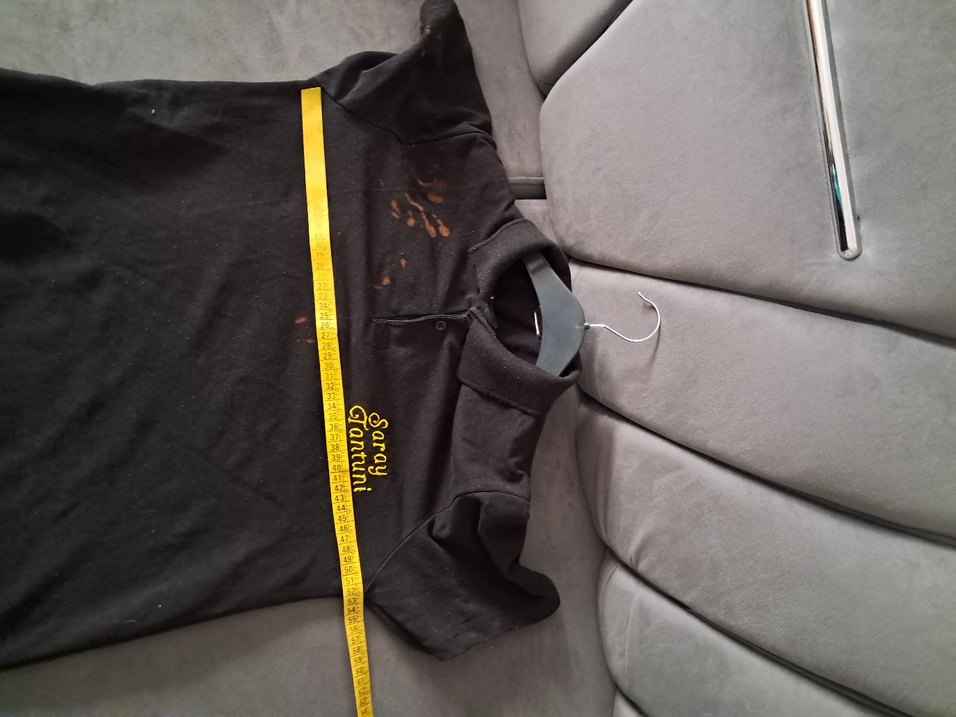 Siyah Düğmeli Erkek Polo Tişört - Görsel 5