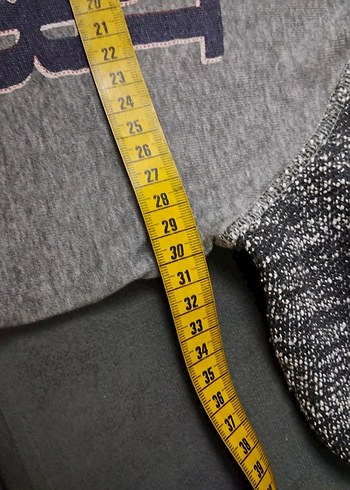 Gri Cep Detaylı Sarı Erkek Sweatshirt - Görsel 12