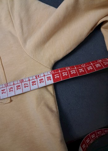 Gri Cep Detaylı Sarı Erkek Sweatshirt - Görsel 8