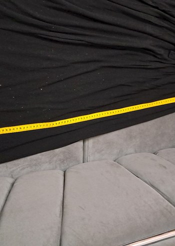 Kadın Siyah Keten Pilili Salaş Pantolon - Görsel 4