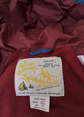 Erkek Çocuk Düğmeli Koyu Mavi Mont - Görsel 8