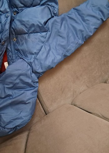 Erkek Çocuk Düğmeli Koyu Mavi Mont - Görsel 11