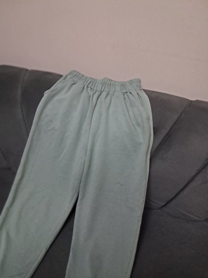 Gri Kadın Rahat Kesim Eşofman Altı - Görsel 4