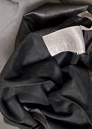 Siyah Deri Salaş Kemerli Kadın Pantolon - Görsel 13