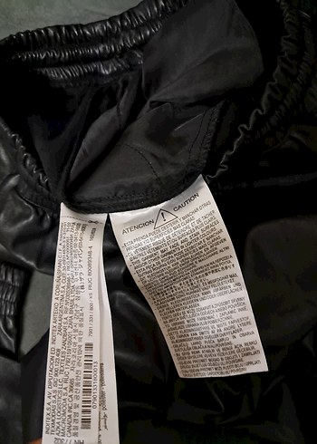 Siyah Deri Salaş Kemerli Kadın Pantolon - Görsel 4