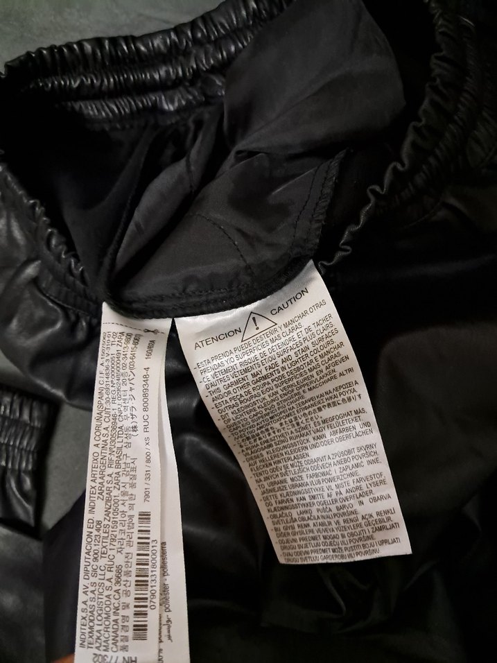 Siyah Deri Salaş Kemerli Kadın Pantolon - Görsel 4