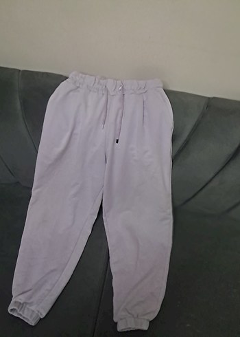lilaKadın Rahat Kesim Midi Sweatpant - Görsel 9