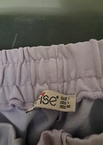 lilaKadın Rahat Kesim Midi Sweatpant - Görsel 4