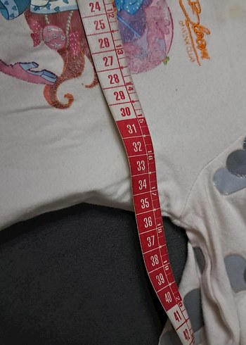 Kız Çocuk Baskılı Uzun Kollu Tişört - Görsel 7