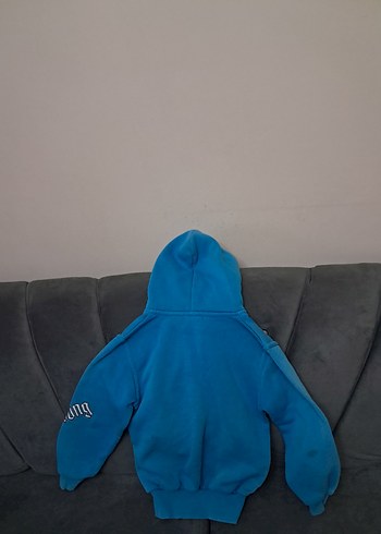 Kapüşonlu Fermuarlı Erkek Çocuk Sweatshirt - Görsel 4
