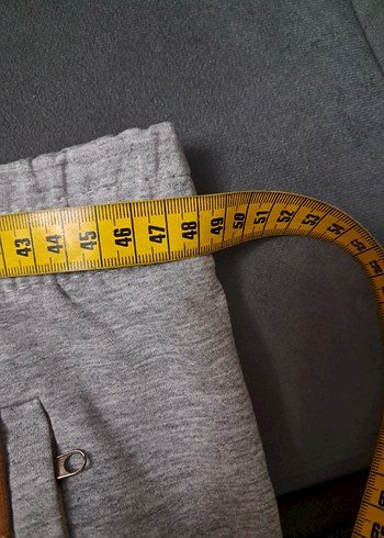 Gri Kadın Fermuarlı Rahat Eşofman Altı - Görsel 10