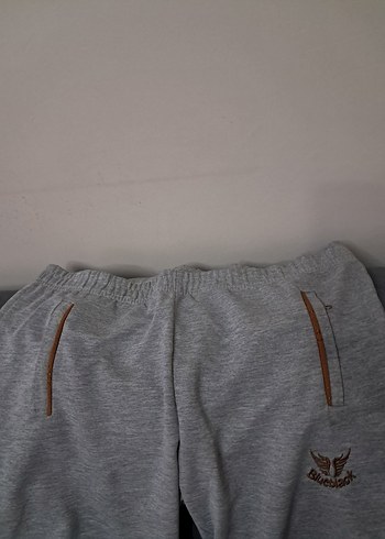 Gri Kadın Fermuarlı Rahat Eşofman Altı - Görsel 2