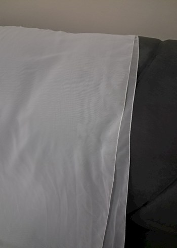 beyaz Modern Düz tülbent - Görsel 10