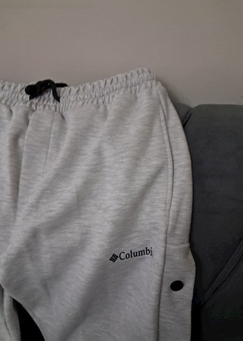 Columbia Gri Düğmeli Rahat Kadın Eşofman - Görsel 3