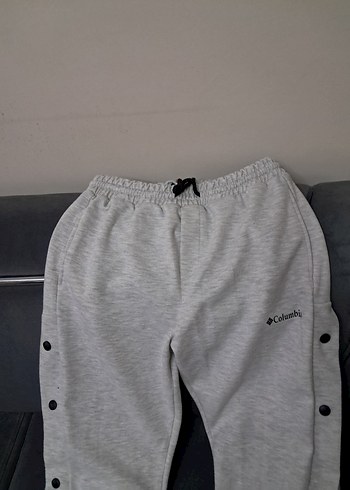 Columbia Gri Düğmeli Rahat Kadın Eşofman - Görsel 2