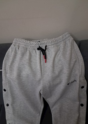 Columbia Gri Düğmeli Rahat Kadın Eşofman - Görsel 5