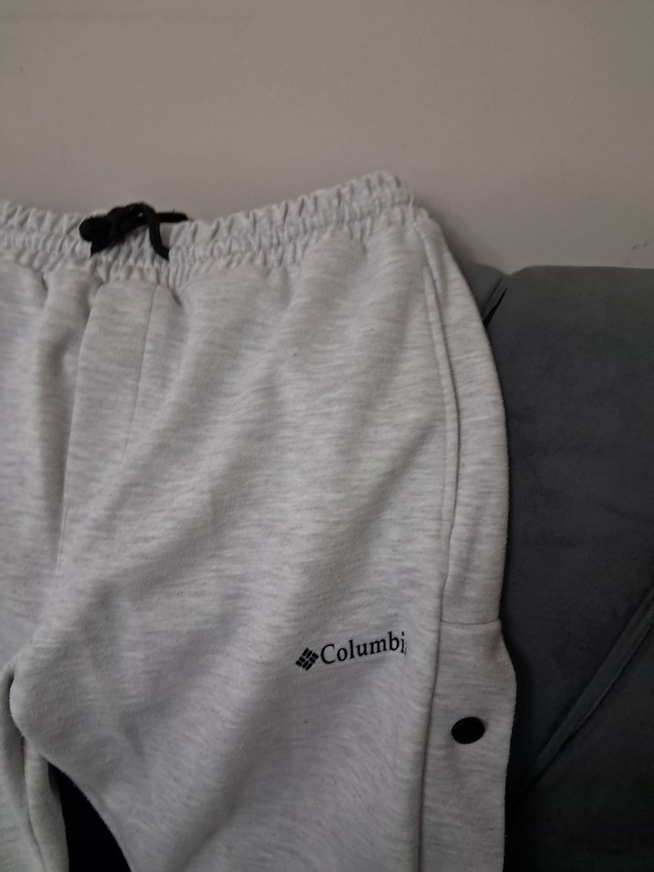 Columbia Gri Düğmeli Rahat Kadın Eşofman - Görsel 3