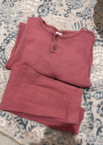 24-36 Ay Beden Kız Çocuk Uzun Kollu Pamuklu Basic Bluz