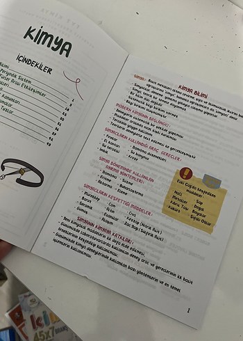 TYT Kimya Ders Notları - VN Kampüs Yayınları - Görsel 2