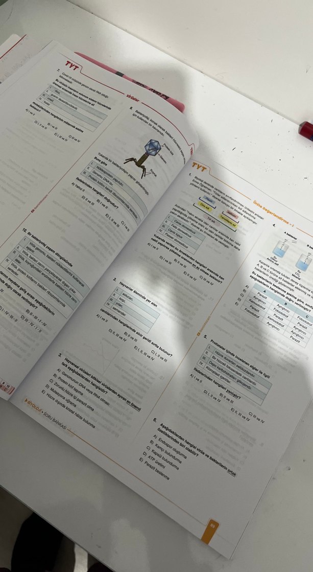 2026 TYT Biyoloji Video Çözümlü Soru Bankası - Görsel 3