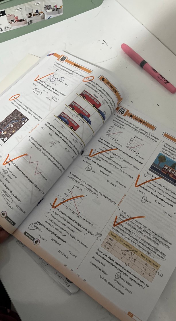 VIP Fizik TYT Soru Bankasıilk 60 sayfası çözülğ - Görsel 2