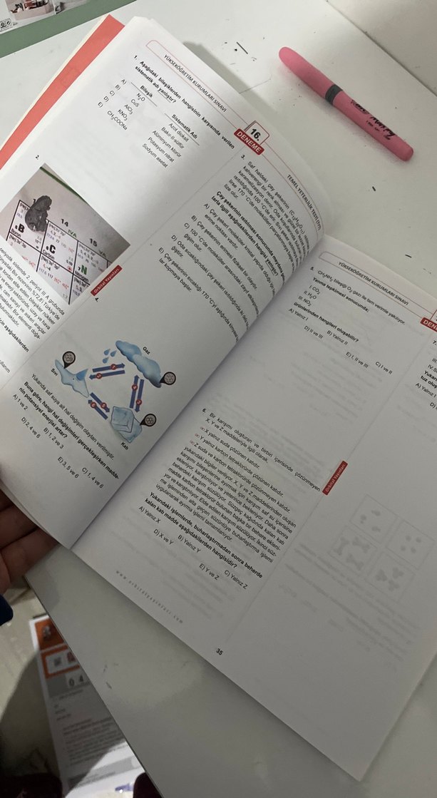 TYT Kimya 45x7 Branş Denemeleri - Orbital - Görsel 2